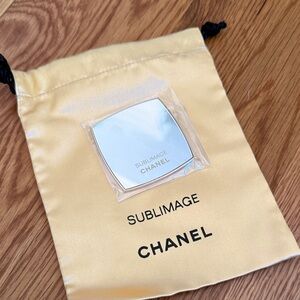 CHANEL Sublimage Mirror with Gold Pouch